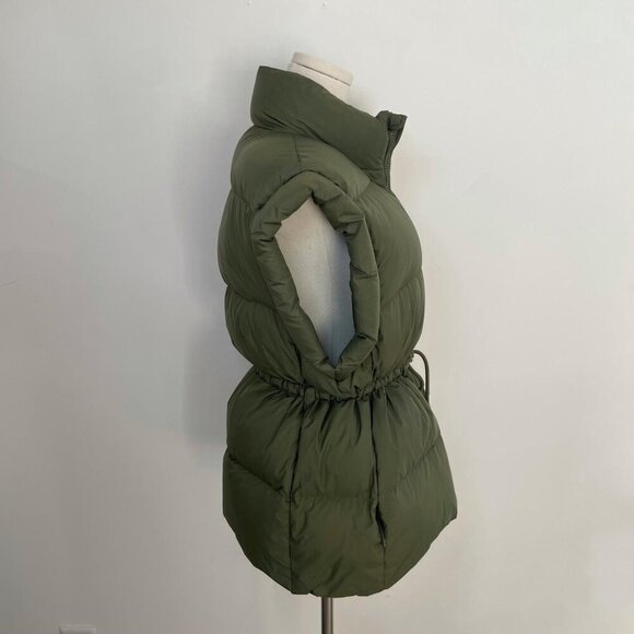 Wilfred Laramie Puffer Vest In Olive Green | Women’s Size Small - Picture 3 of 8